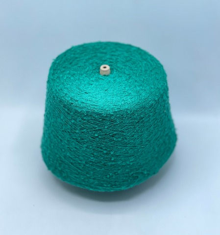 Бобинная пряжа, Aton. 620м, 100%Хлопок, Бриллиантово-зеленый(677)арт.37643