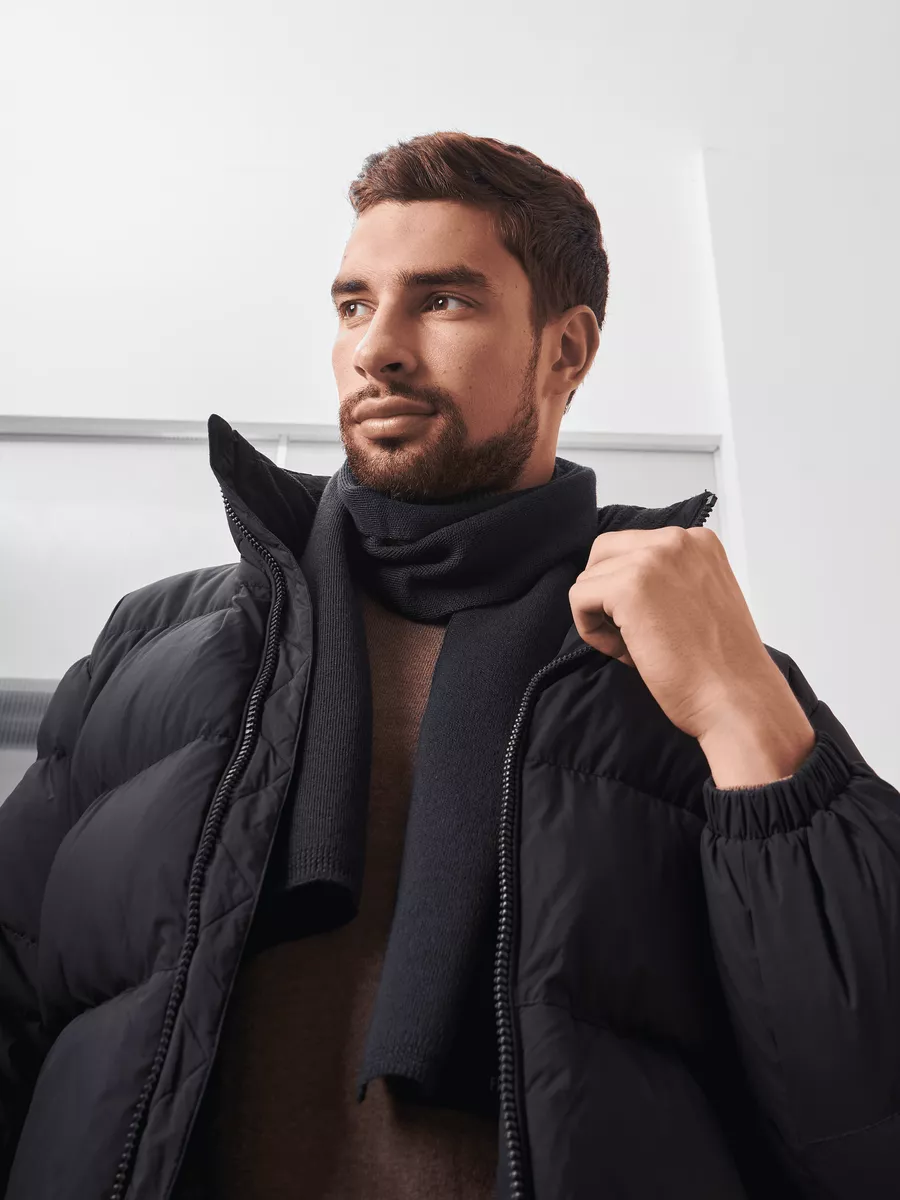 Шарф весенний длинный классический