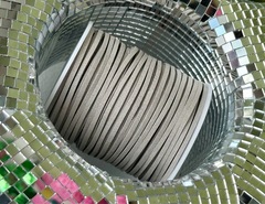 Шнур из искусственной замши 2,5мм, серый (1 м)