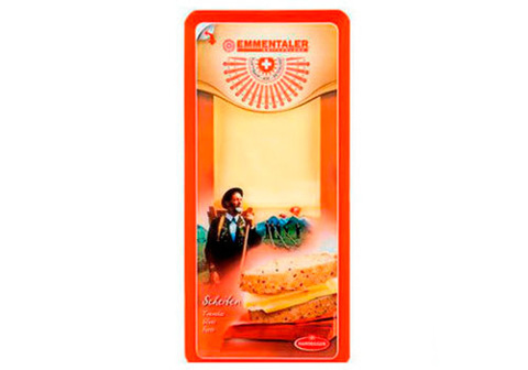 Сыр швейцарский Эмменталер нарезка, 150г