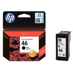 Картридж чёрный HP №46 CZ637AE для HP Deskjet Ink Advantage Ultra 2020hc, 2520hc, 2029, 2529, 4729. Ресурс 1,500 стр.