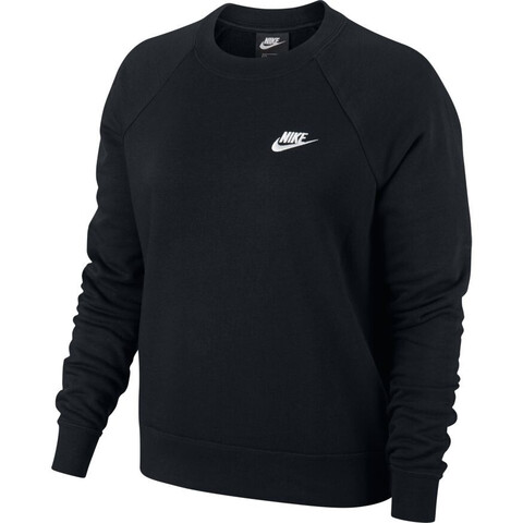 Женская толстовка Nike Essential Crew Fleece - black/white