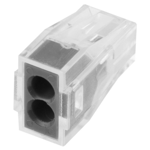 СВЕТОЗАР 400 В, 24 А, 0.75 - 2.5 мм2, 2 шт, соединительная 2-х проводная клемма (49170-2)