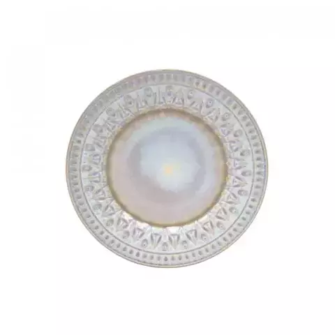 Тарелка 22см Costa Nova Cristal белая