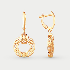 Серьги золотые