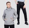 Премиальный мембранный костюм Nordski Trekking Grey-Black мужской