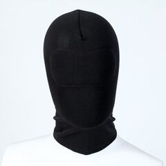 Черная сплошная маска-шлем - 