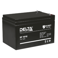Аккумуляторная Delta батарея/аккумулятор DT 1212 (12V / 12Ah)