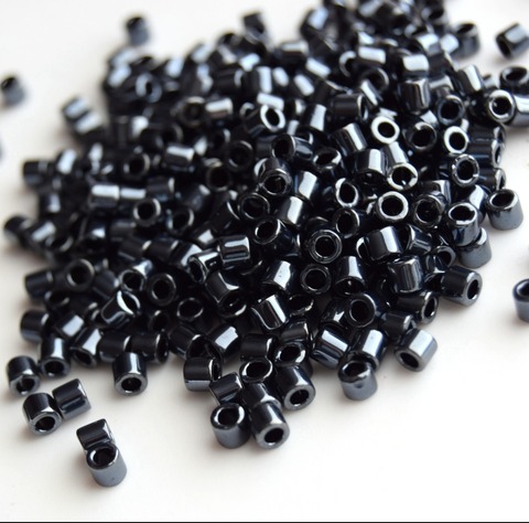 DBM-0001 Бисер цилиндрический Миюки делика 10/0 /Miyuki delica 10/0 Gunmetal