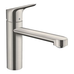 Hansgrohe Focus M43 71816800 Кухонный смеситель однорычажный, 120, 1jet сталь фото