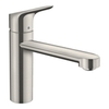 Hansgrohe Focus M43 71816800 Кухонный смеситель однорычажный, 120, 1jet сталь