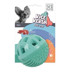 M-PETS Мяч для собак с запахом говядины для лакомств, диаметр 8.38 см