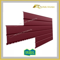 Сайдинг металлический L -Брус VikingMP E- RALL 3005 Винно-красный, 0.5мм