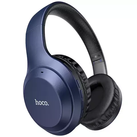 Наушники Bluetooth складные Hoco W30 с микрофоном, AUX, TF (Синий)