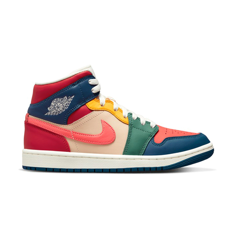 Кроссовки Jordan 1 Mid SE Multi Color