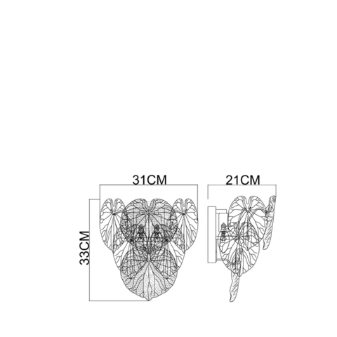Настенный светильник Arte Lamp KAPRI A4078AP-2CC