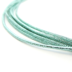 Канитель мягкая, фигурная, KAN/MM, 1,5 мм, металлик, морской зеленый