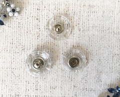 Кнопка пришивная, d 2,5 см, прозрачный
