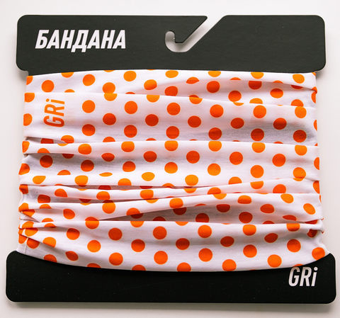 Бандана-баф Gri красно-белая