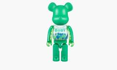 Bearbrick x WF Fashion x My First Bearbrick Baby "1000%" Green