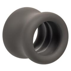Серое эрекционное кольцо для мошонки Alpha Liquid Silicone Scrotum Ring - 