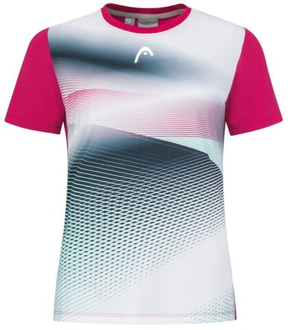 Женская теннисная футболка Head Performance Tank Top - mulberry/print perf