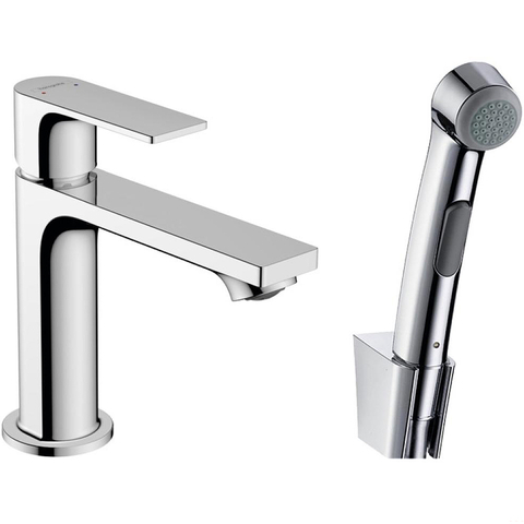 Hansgrohe Rebris E 72216000 Смеситель для раковины с гигиеническим душем (хром)