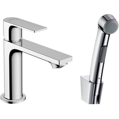 Hansgrohe Rebris E 72216000 Смеситель для раковины с гигиеническим душем (хром) фото