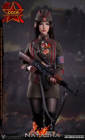 Фигурка Наташа Советский Офицер масштаб 1/6 Red Alert