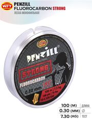 Леска монофильная WFT KG Penzill FLUOROCARBON Strong 100 м, 0.30 мм