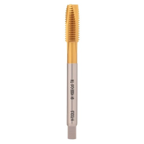 Метчик М 8,0х1,25 (Машинный) DIN376 HSSE-TiN 6h B/4-5P 90мм a=4,9 H-Tools 113X01-D2-0080