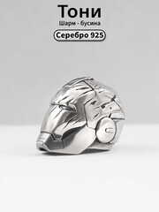 Бусина-шарм Тони серебро 925