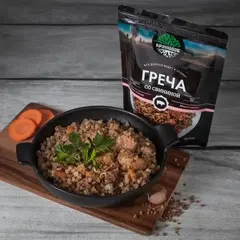Каша гречневая со свининой 'Кронидов', 250г