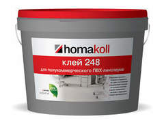 Клей Homakoll 248 для полукоммерческого линолеума, 14 кг