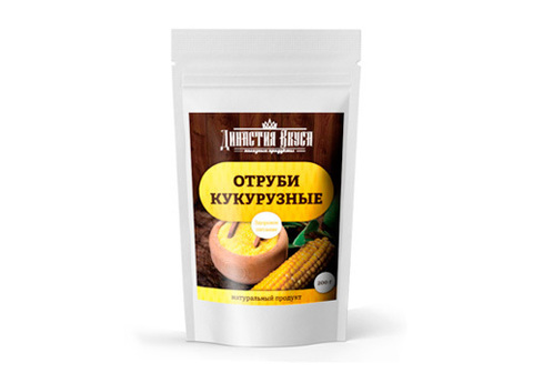 Кукурузные отруби Династия Вкуса, 200г