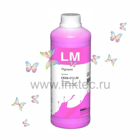Чернила Inktec EKI06-01LLM светло-пурпурные  1 л для картриджей Epson Stylus pro 7800/7880/9800/9880/7550/9550.
