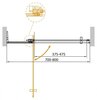 Cezares SLIDER-B-1-90/100-BR-GM SLIDER-B-1-90/100-BR-GM Душевая дверь