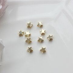 Бусины разделители в форме звезды, позолота, 10 штук, Р074