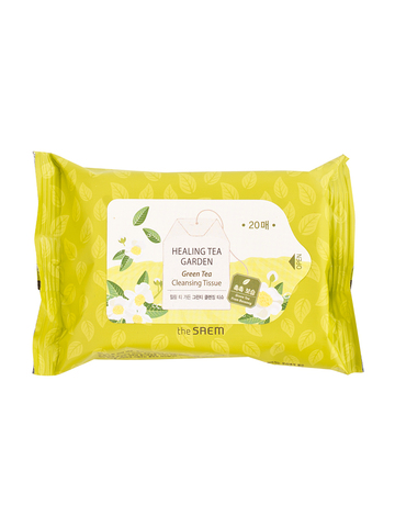 Healing Tea Garden Green Tea Cleansing Tissue 20шт