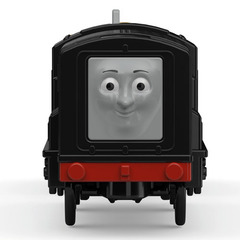 Fisher Price Моторизованный паровоз ДИЗЕЛЬ из серии Трекмастер (CKW29-5)