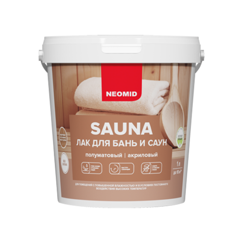 Neomid Sauna лак для бань и саун