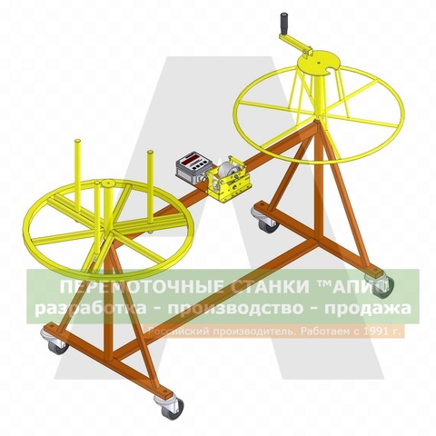 Станок для намотки кабеля и провода УНК-30М-600/И-20 (™АПИС)