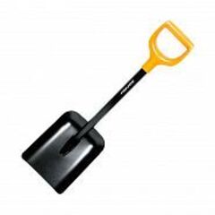 Лопата совковая укороченная Fiskars Solid, с черенком и ручкой, 780 мм (1/4) 1026649