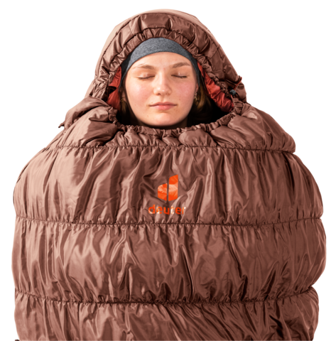 Картинка спальник Deuter Exosphere -6 SL Umbra-Paprika - 4