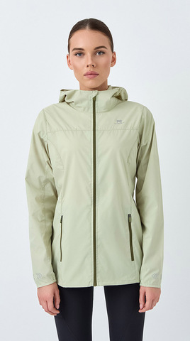 Ветро и водозащитная куртка с капюшоном Nordski Rain Green женская