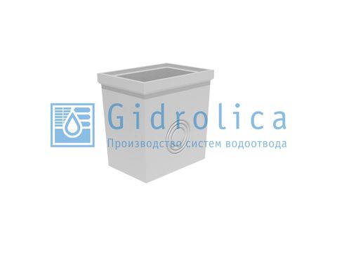 Пескоулавливающий колодец бетонный (СО-200мм),нижняя часть ПКП 56.39(20).57