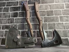 Топор Тактический Сварог + чехол из натуральной кожи