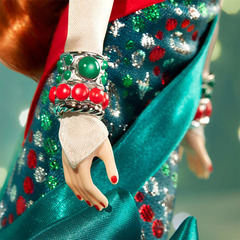 Барби Боб Маки 2024 Праздничный Ангел Зелёный