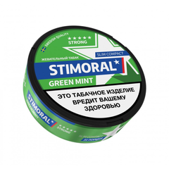 Жевательный табак "STIMORAL SLIM COMPACT" GREEN MINT (М)