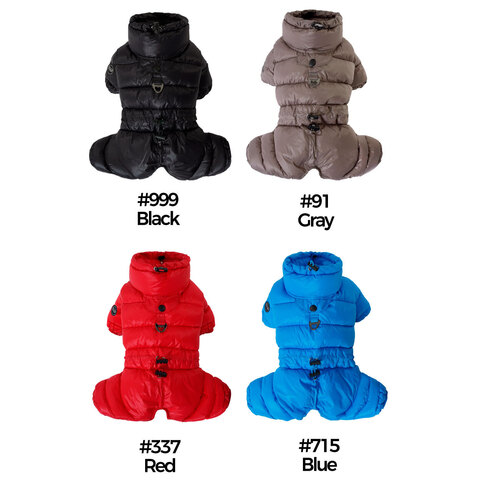 741 PA-OW Комбинезон для собак-мальчиков "Утяжка, AIR 2"/ AIR-MAG 2™ Button (на кнопках/ гладкий подклад)/ до -10°"